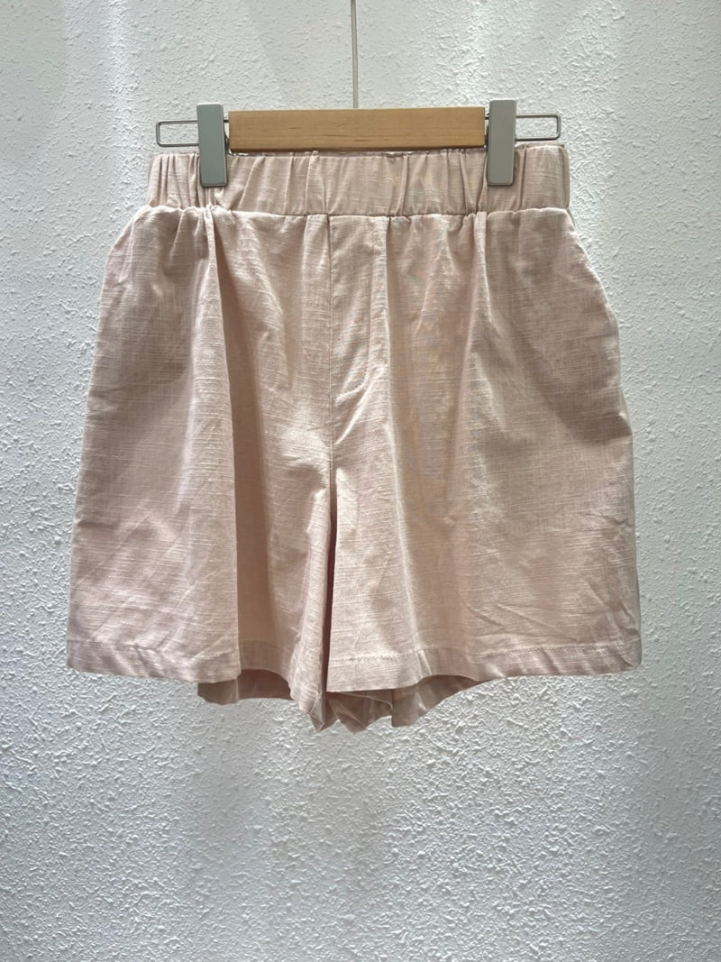 Another Plan - Korean Women Fashion - #momslook - 647-1 Linen Shorts