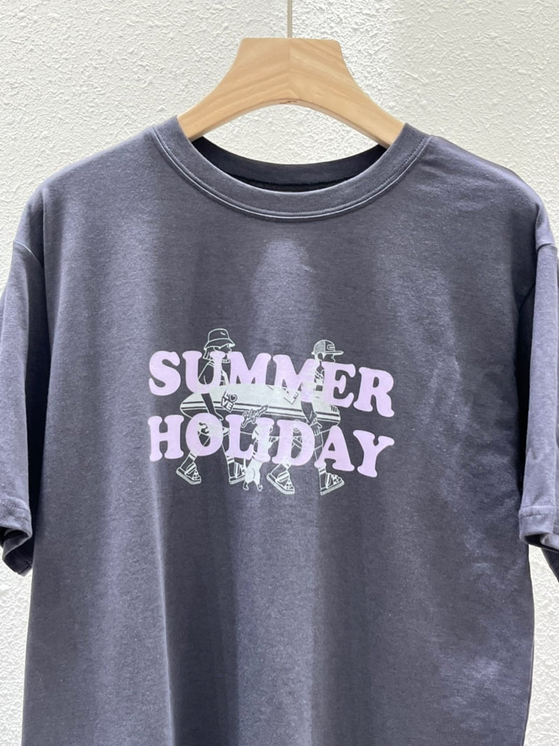 Another Plan - Korean Women Fashion - #momslook - Modal Holiday Tee - 7