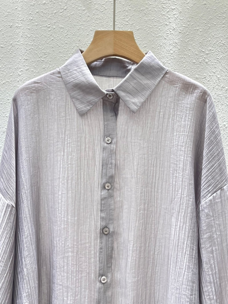 Another Plan - Korean Women Fashion - #momslook - H0831 See-through Shirt - 6