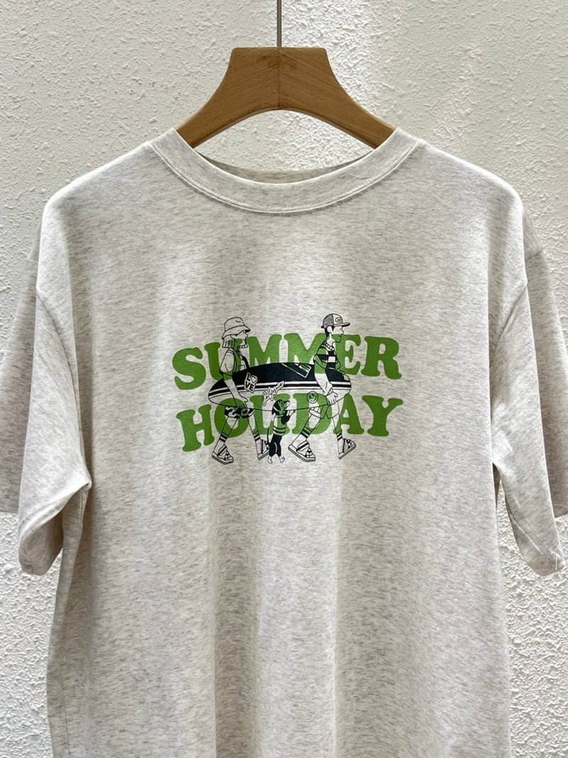 Another Plan - Korean Women Fashion - #restrostyle - Modal Holiday Tee - 2
