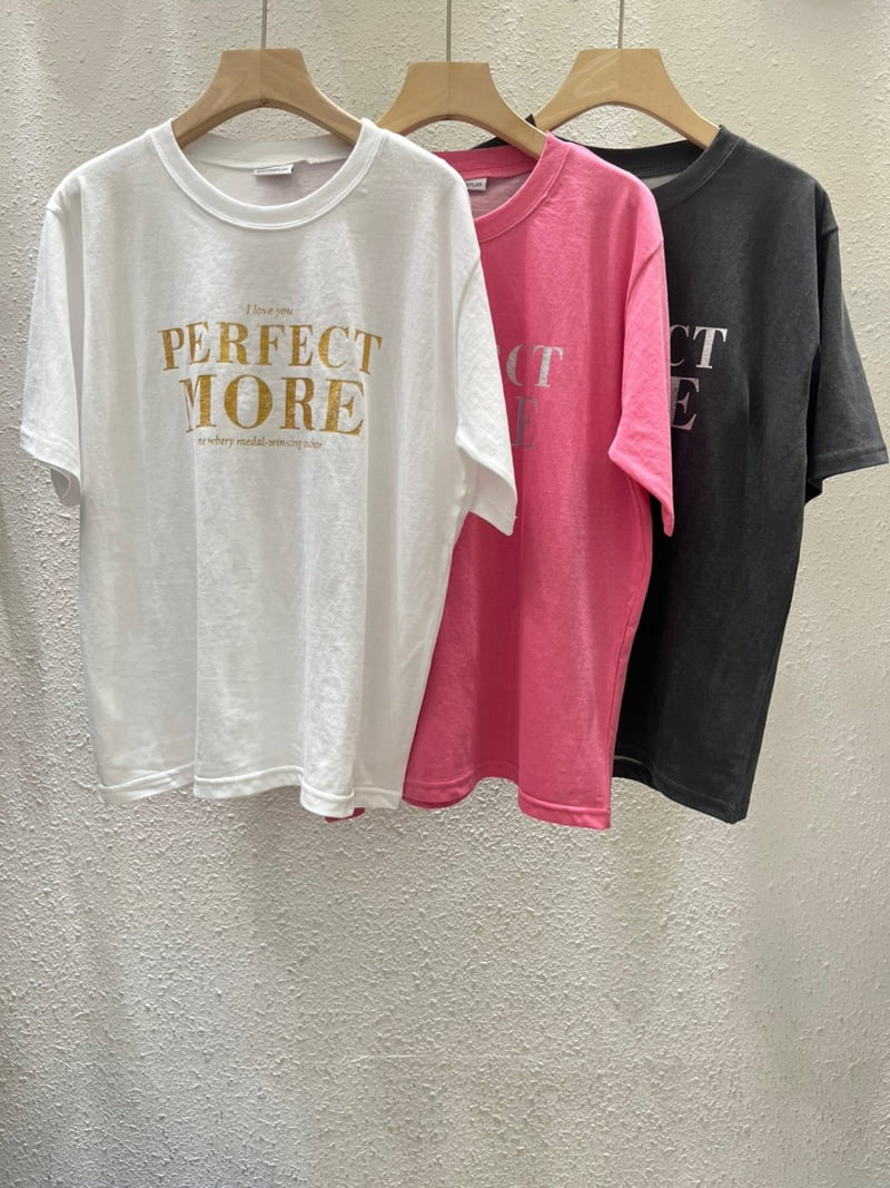 Another Plan - Korean Women Fashion - #shopsmall - Pig Silver More Tee - 12