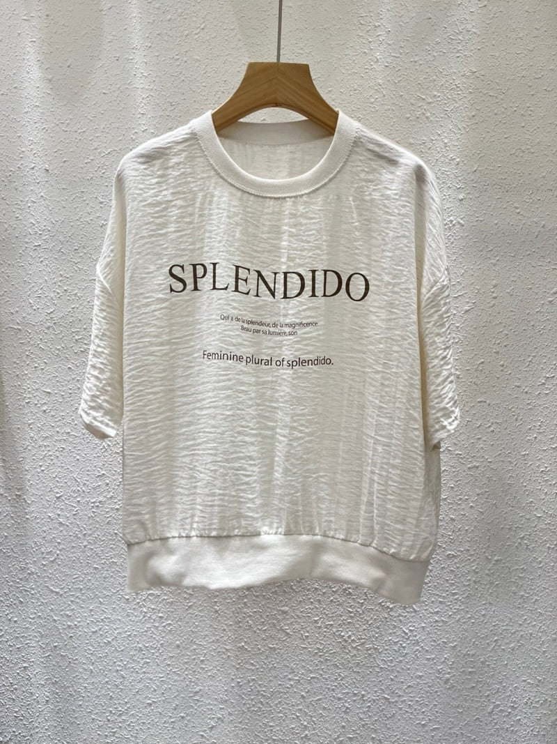 Another Plan - Korean Women Fashion - #shopsmall - Split Linen Tee