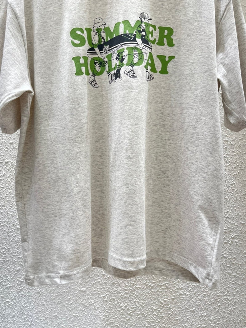Another Plan - Korean Women Fashion - #romanticstyle - Modal Holiday Tee - 4