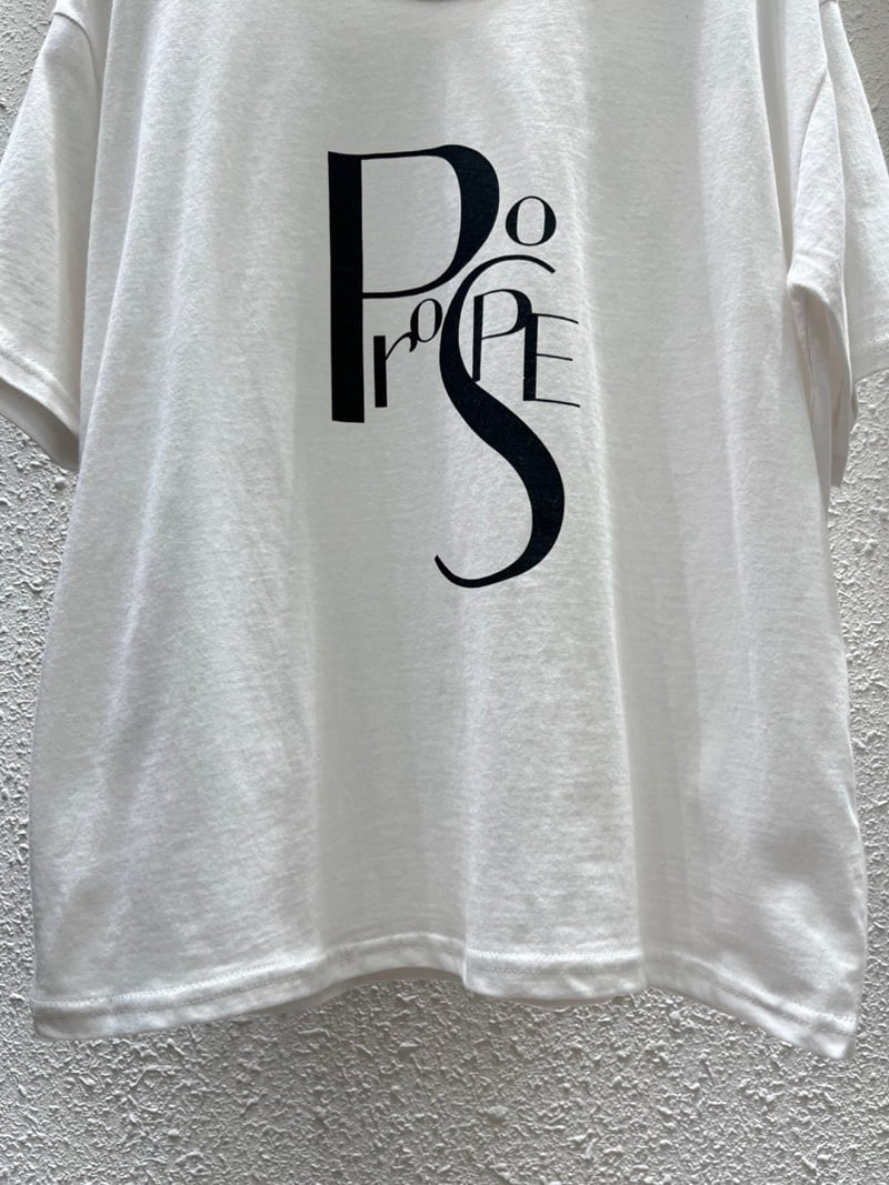 Another Plan - Korean Women Fashion - #shopsmall - Peace Dumbbell Tee - 4