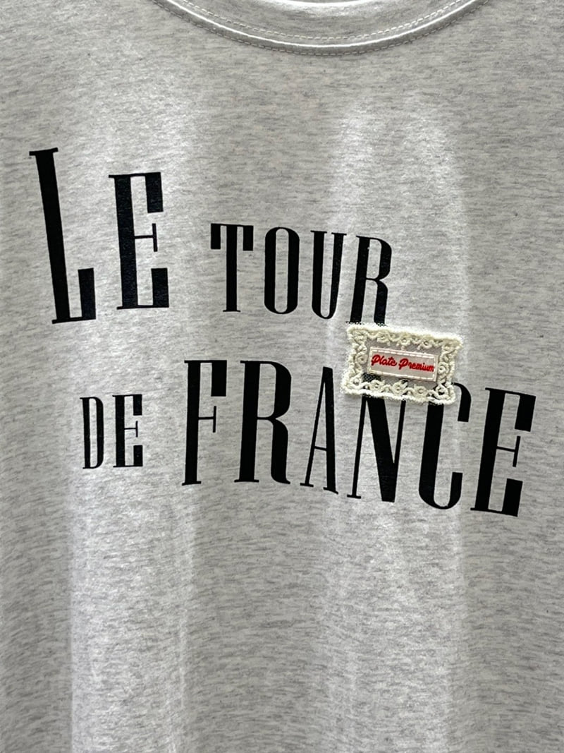 Another Plan - Korean Women Fashion - #womensfashion - France Label Tee - 9