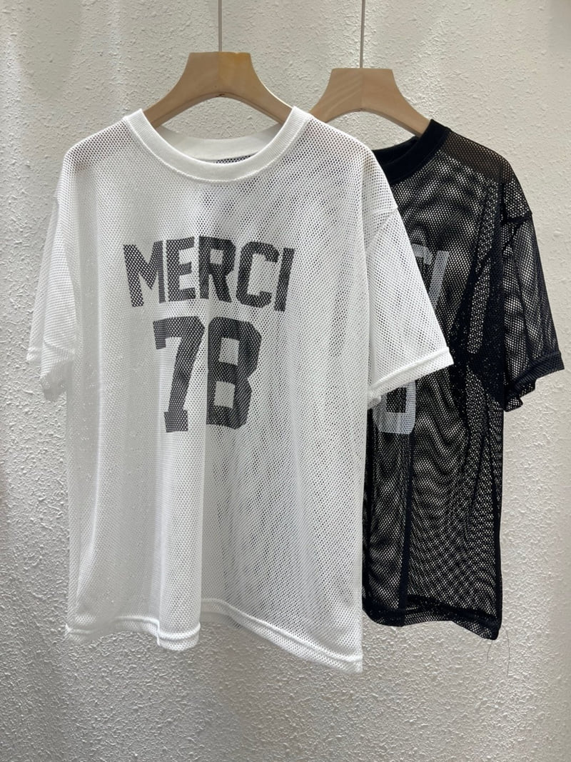 Another Plan - Korean Women Fashion - #womensfashion - Merci Mesh Tee - 11