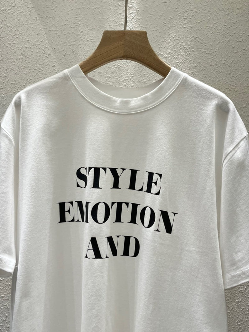 Another Plan - Korean Women Fashion - #womensfashion - Emotion Modal Tee - 2