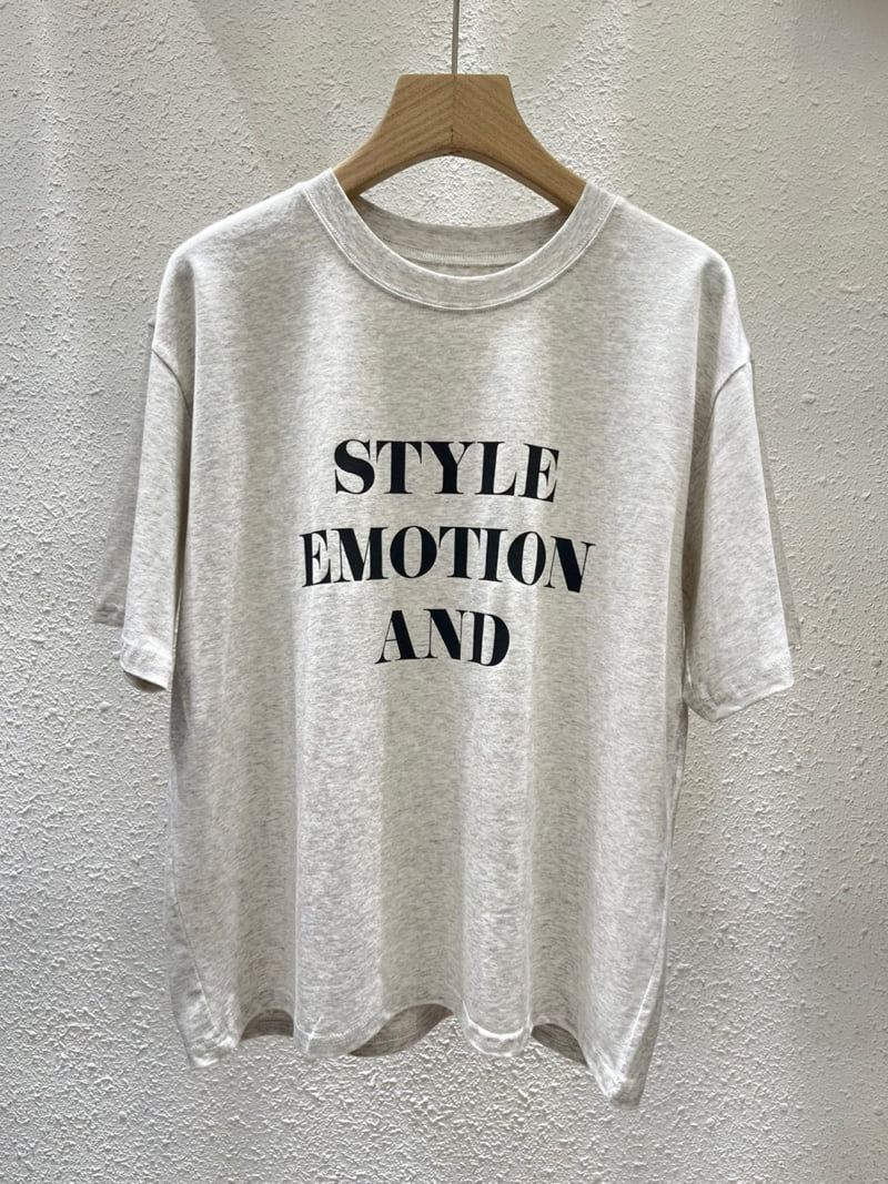 Another Plan - Korean Women Fashion - #womensfashion - Emotion Modal Tee - 6