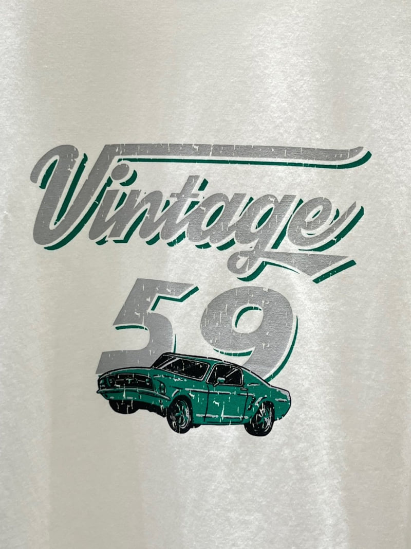 Another Plan - Korean Women Fashion - #womensfashion - Vintage Car Tee - 3