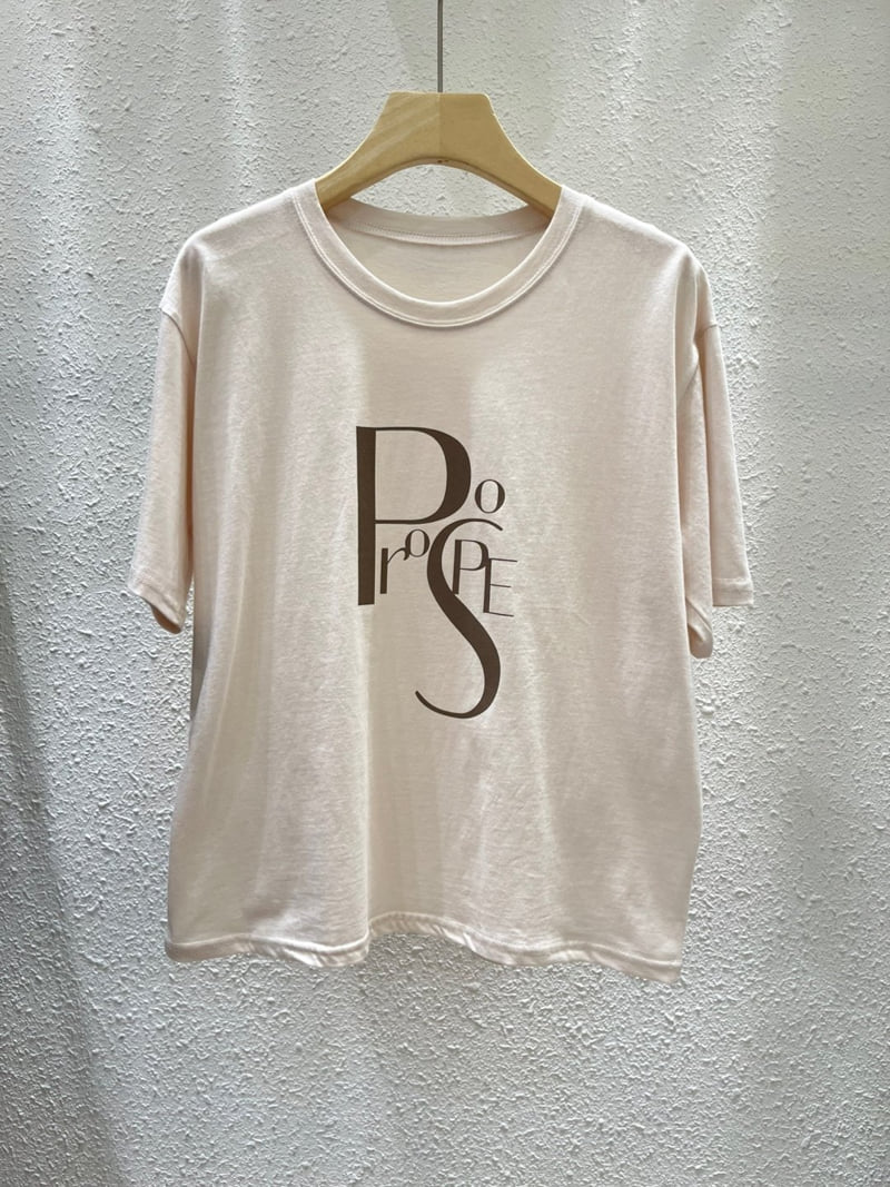 Another Plan - Korean Women Fashion - #womensfashion - Peace Dumbbell Tee - 9