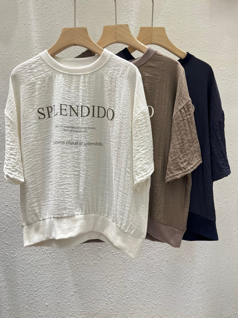 Another Plan - Korean Women Fashion - #womensfashion - Split Linen Tee - 11