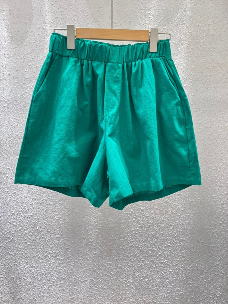 Another Plan - Korean Women Fashion - #momslook - 647-1 Linen Shorts - 4