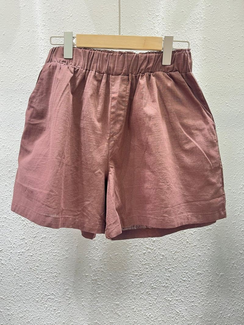 Another Plan - Korean Women Fashion - #womensfashion - 647-1 Linen Shorts - 6