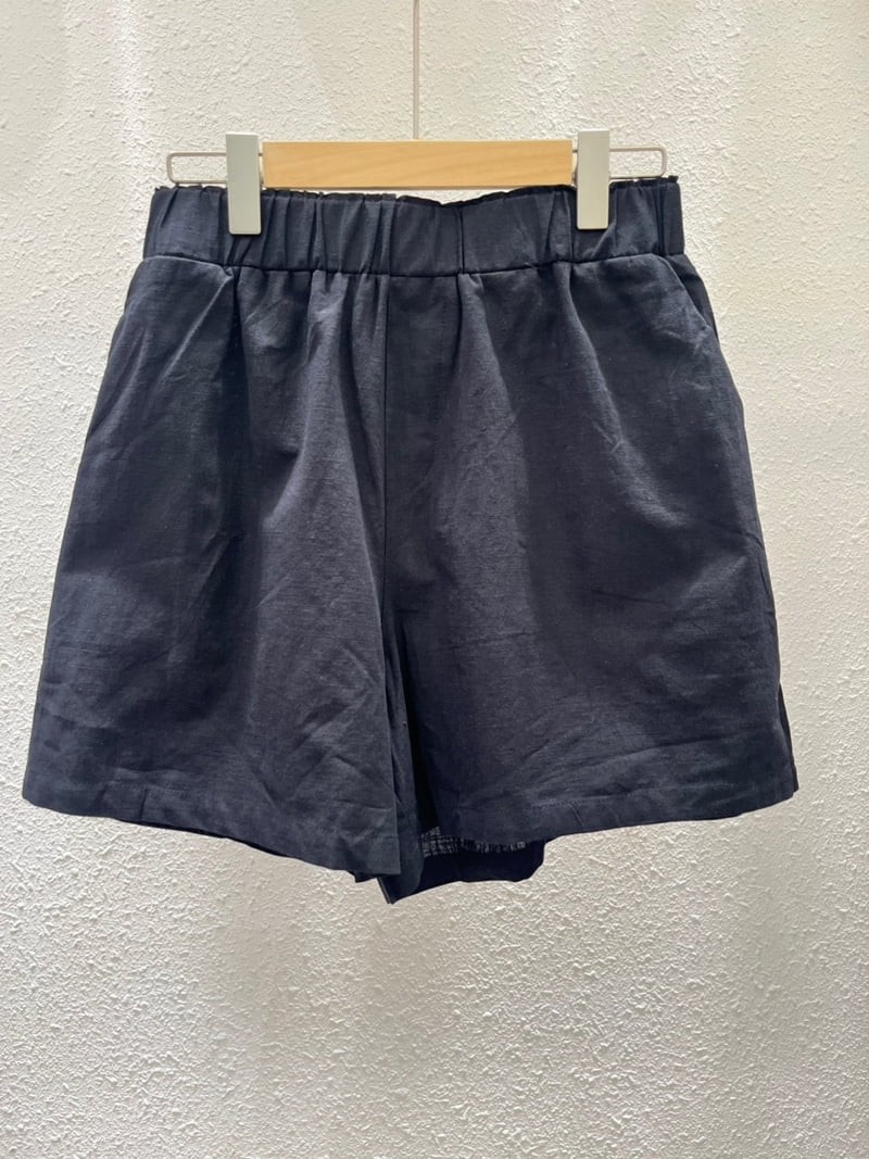 Another Plan - Korean Women Fashion - #womensfashion - 647-1 Linen Shorts - 8