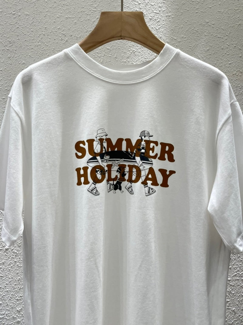 Another Plan - Korean Women Fashion - #womensfashion - Modal Holiday Tee - 10