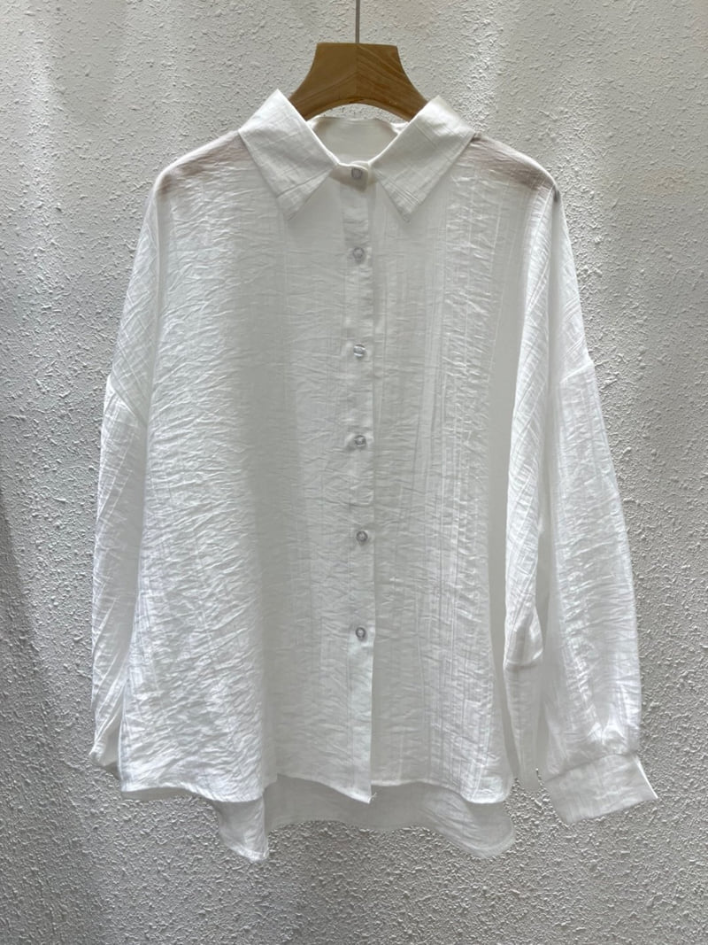 Another Plan - Korean Women Fashion - #womensfashion - H0831 See-through Shirt - 11