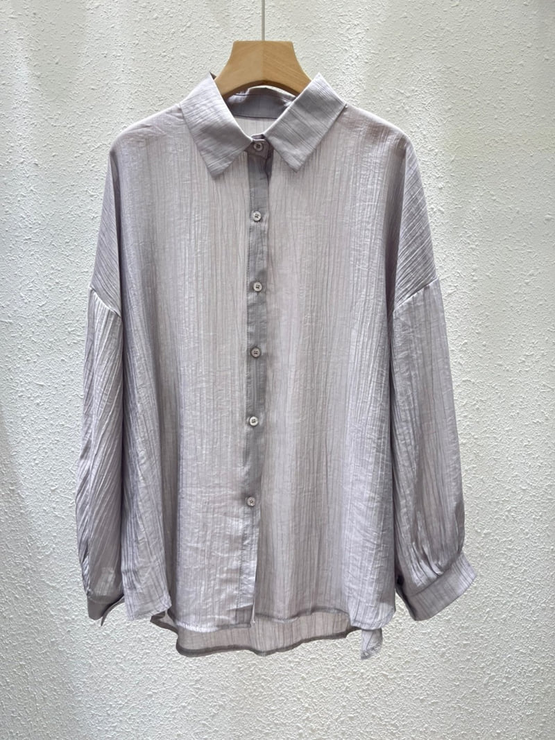 Another Plan - Korean Women Fashion - #womensfashion - H0831 See-through Shirt - 5