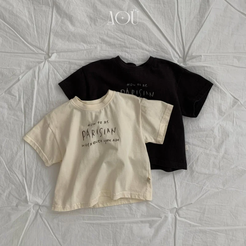 Aou Studio - Korean Baby Fashion - #babyboutique - Parisian Tee