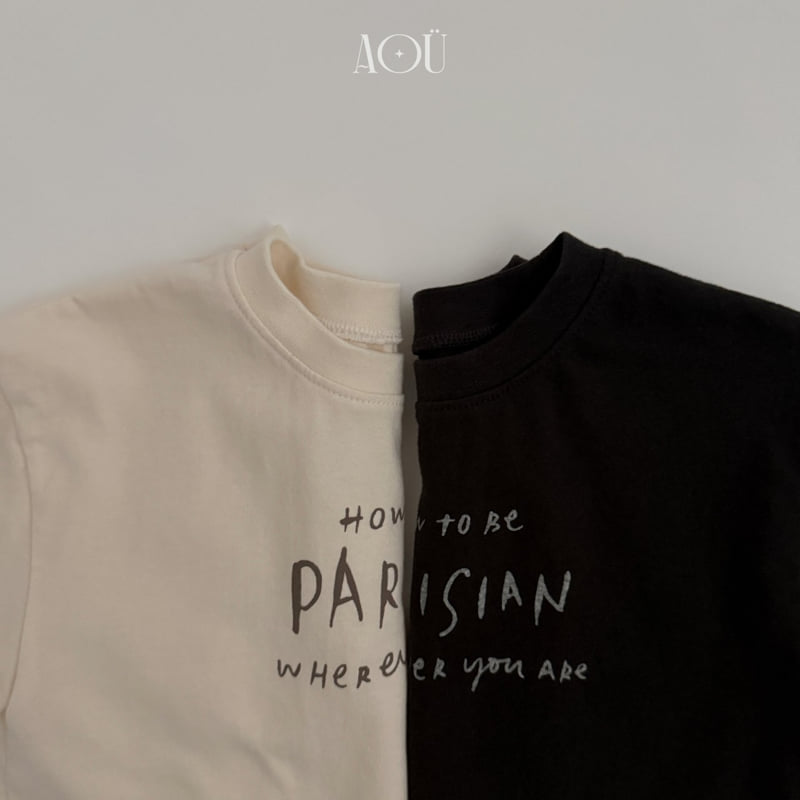 Aou Studio - Korean Baby Fashion - #babyboutiqueclothing - Parisian Tee - 3