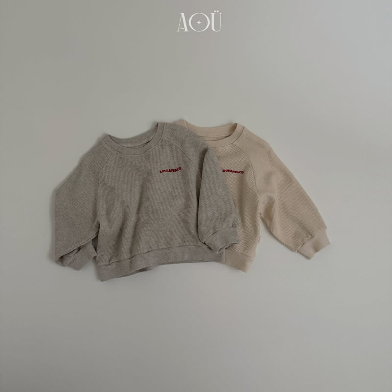 Aou Studio - Korean Baby Fashion - #babyboutiqueclothing - Love Sweatshirt