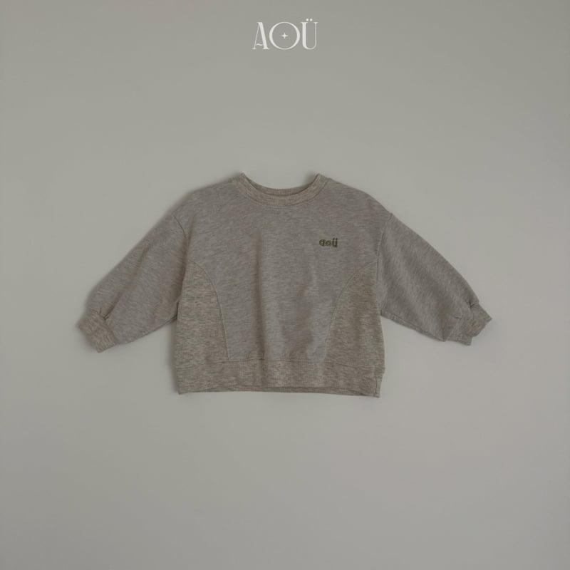 Aou Studio - Korean Baby Fashion - #babyclothing - Ribbed Sweatshirt - 4