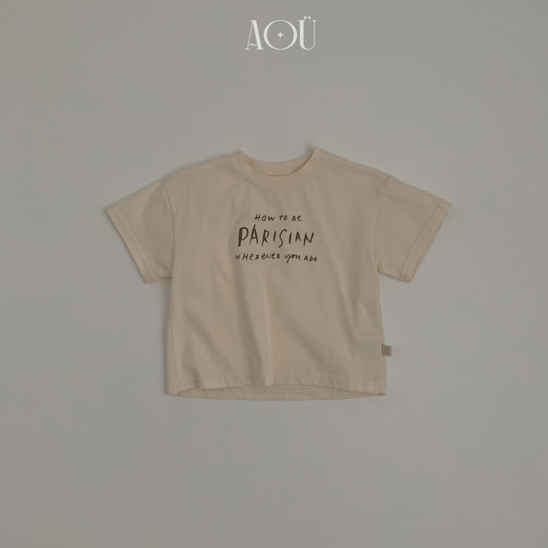 Aou Studio - Korean Baby Fashion - #babyfashion - Parisian Tee - 5