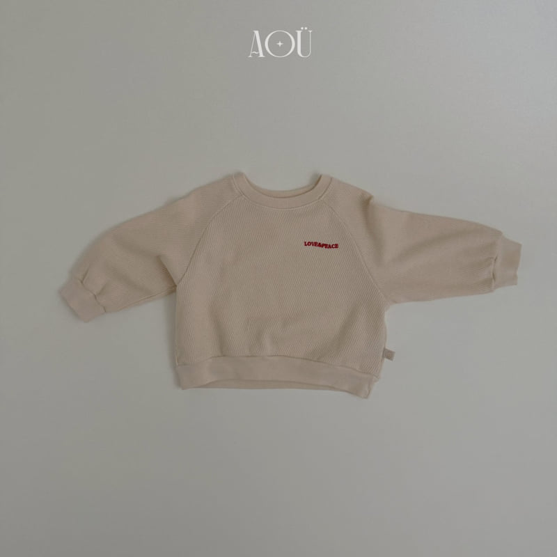 Aou Studio - Korean Baby Fashion - #babyfashion - Love Sweatshirt - 3
