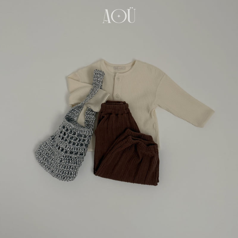 Aou Studio - Korean Baby Fashion - #babyfever - Day Knit Jogger Pants - 9