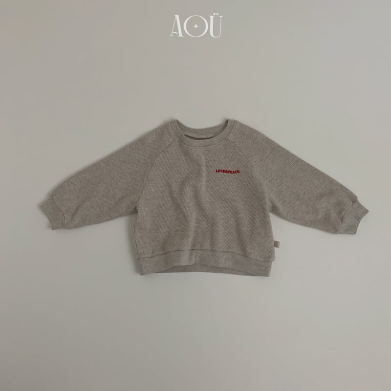 Aou Studio - Korean Baby Fashion - #babyfashion - Love Sweatshirt - 4