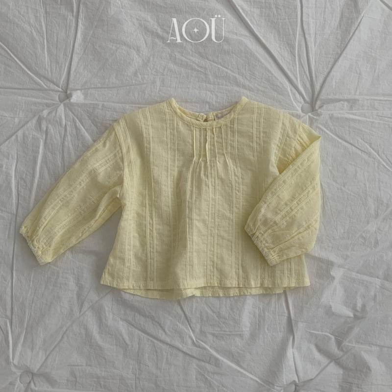 Aou Studio - Korean Baby Fashion - #babygirlfashion - Ray Pintuck Blouse - 3