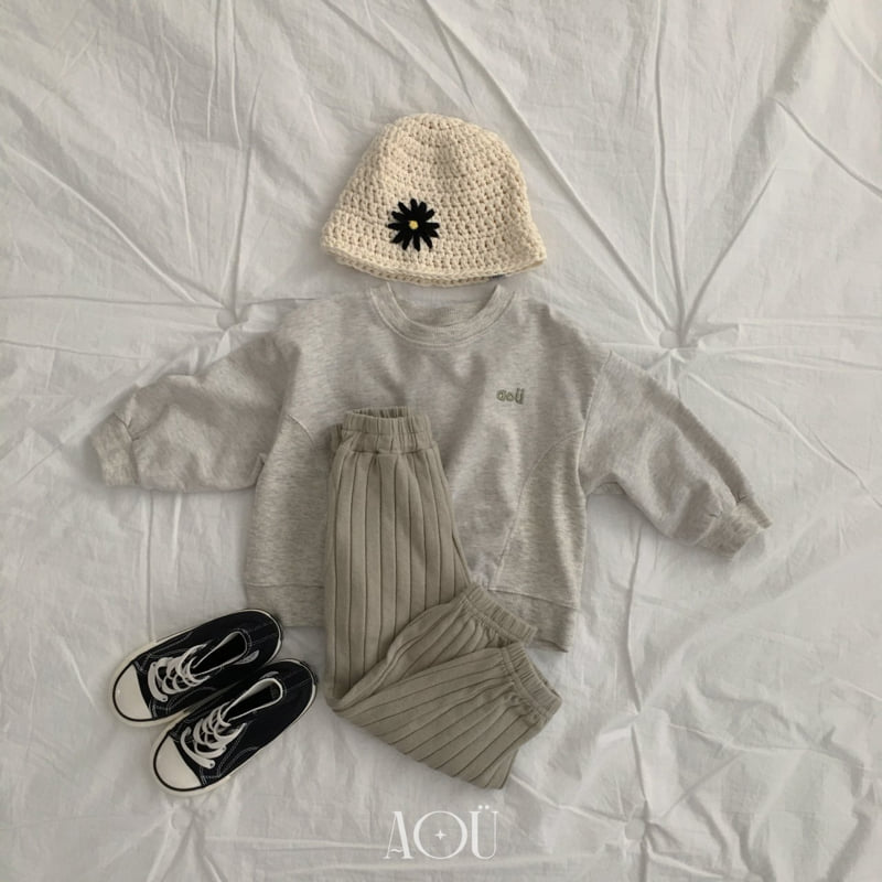 Aou Studio - Korean Baby Fashion - #babylifestyle - Ribbed Sweatshirt - 7