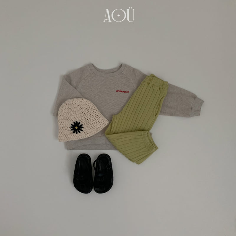 Aou Studio - Korean Baby Fashion - #babylifestyle - Love Sweatshirt - 6