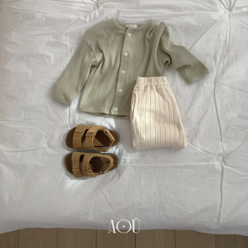 Aou Studio - Korean Baby Fashion - #babyootd - Wavy Jogger Pants - 5
