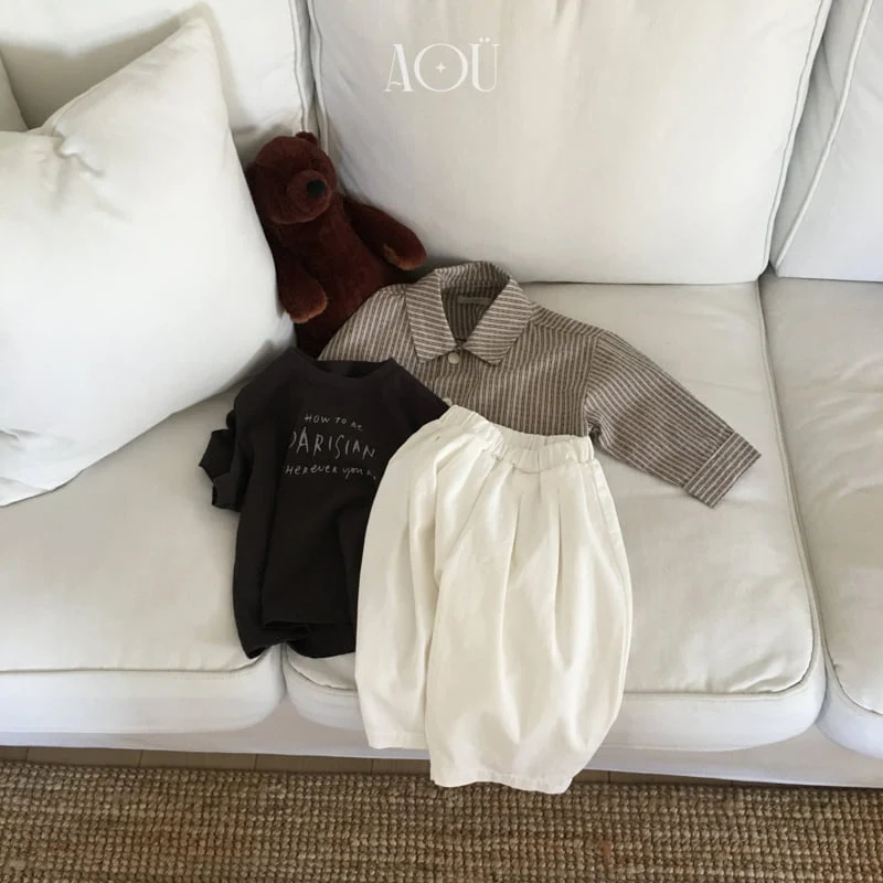Aou Studio - Korean Baby Fashion - #babyootd - Parisian Tee - 10