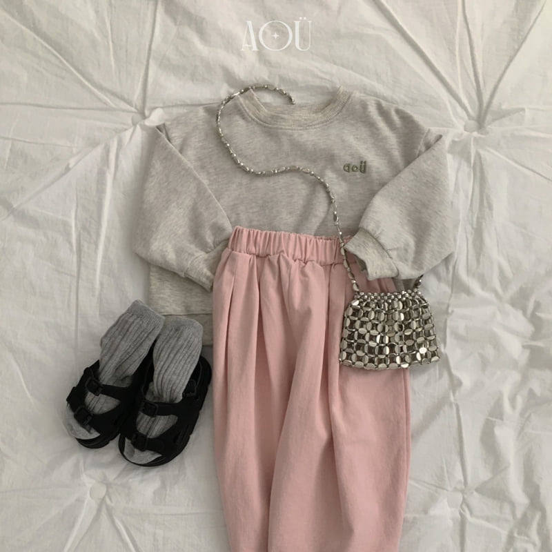 Aou Studio - Korean Baby Fashion - #babyoutfit - Ribbed Sweatshirt - 10