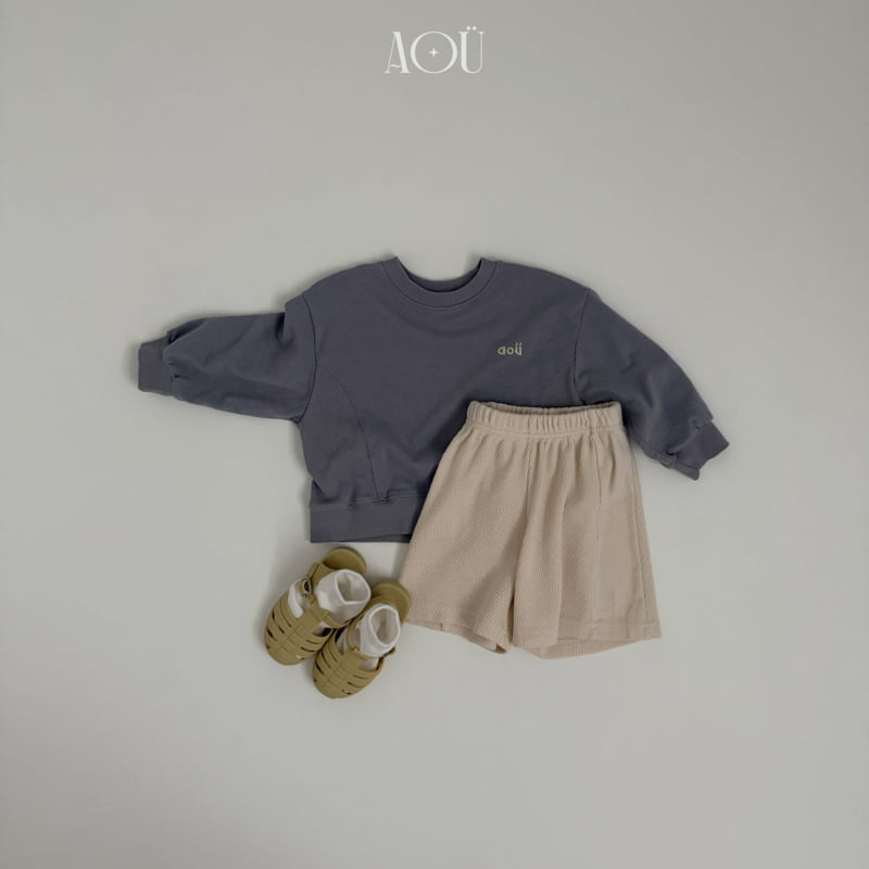 Aou Studio - Korean Baby Fashion - #babyoutfit - Ribbed Sweatshirt - 11