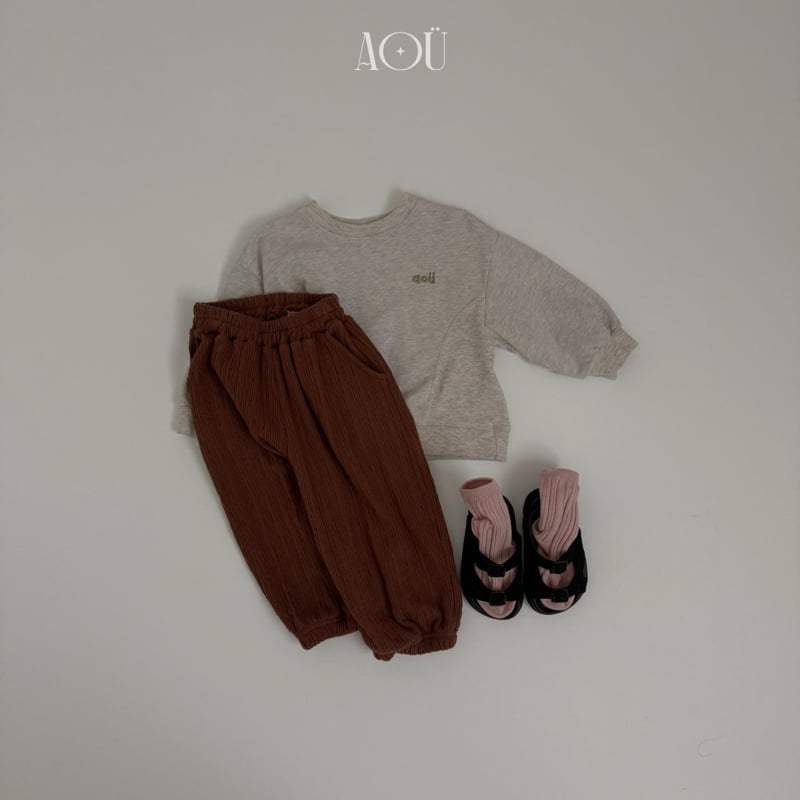Aou Studio - Korean Baby Fashion - #babywear - Ribbed Sweatshirt - 12