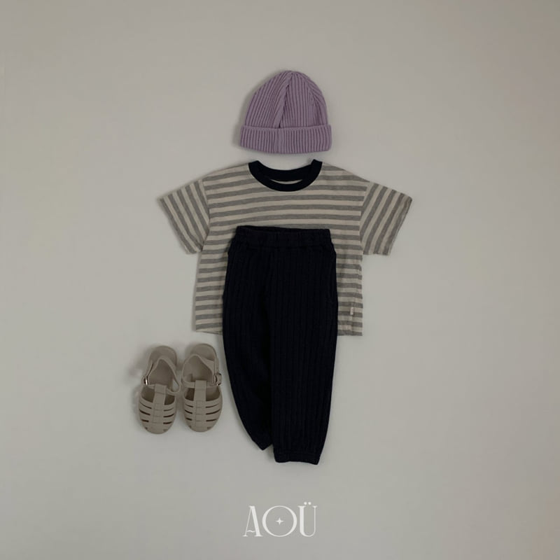 Aou Studio - Korean Baby Fashion - #babywear - Wavy Jogger Pants - 8