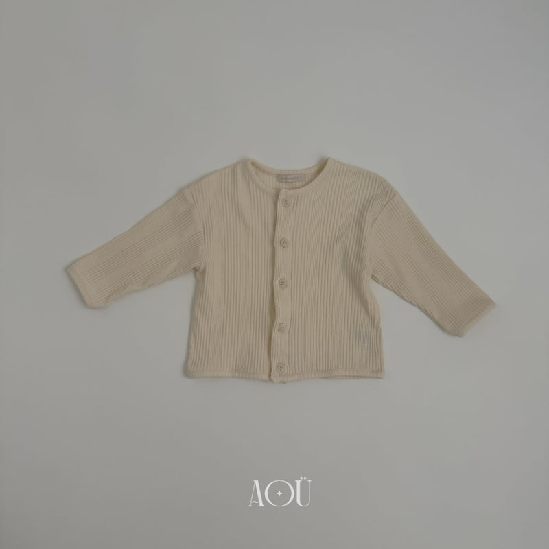 Aou Studio - Korean Baby Fashion - #onlinebabyboutique - Woody Cardigan - 3