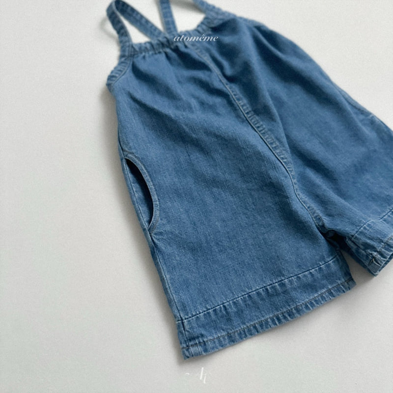 Atomeme - Korean Baby Fashion - #babyboutique - Roro Denim Suit - 11