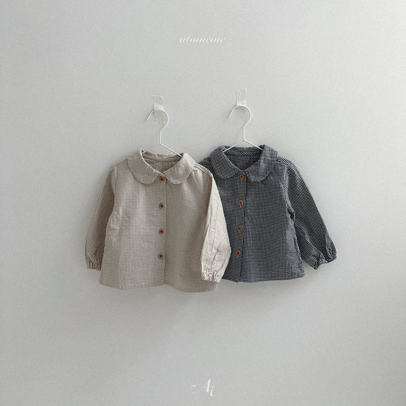 Atomeme - Korean Baby Fashion - #babyboutique - Ini Check Blouse