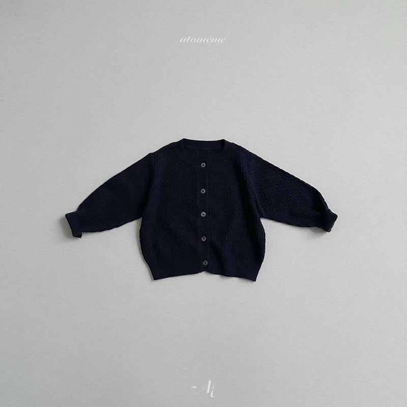 Atomeme - Korean Baby Fashion - #babyboutique - Chestnut Knit Cardigan - 8