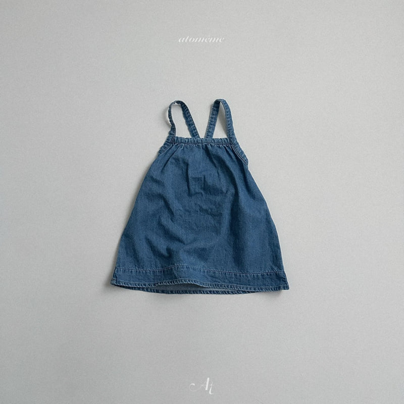 Atomeme - Korean Baby Fashion - #babyboutique - Roro Denim One-piece - 6