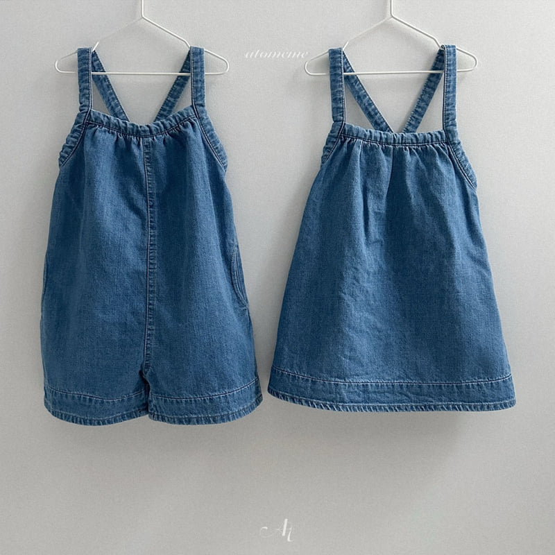 Atomeme - Korean Baby Fashion - #babyboutique - Roro Denim One-piece - 7