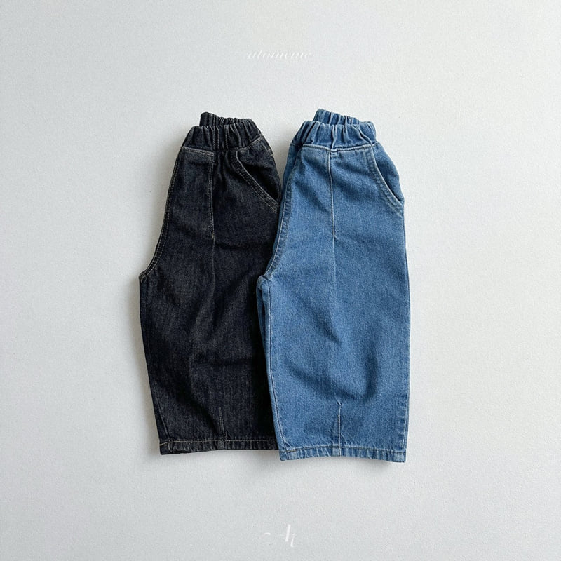Atomeme - Korean Baby Fashion - #babyboutiqueclothing - Jump Dart Denim Pants