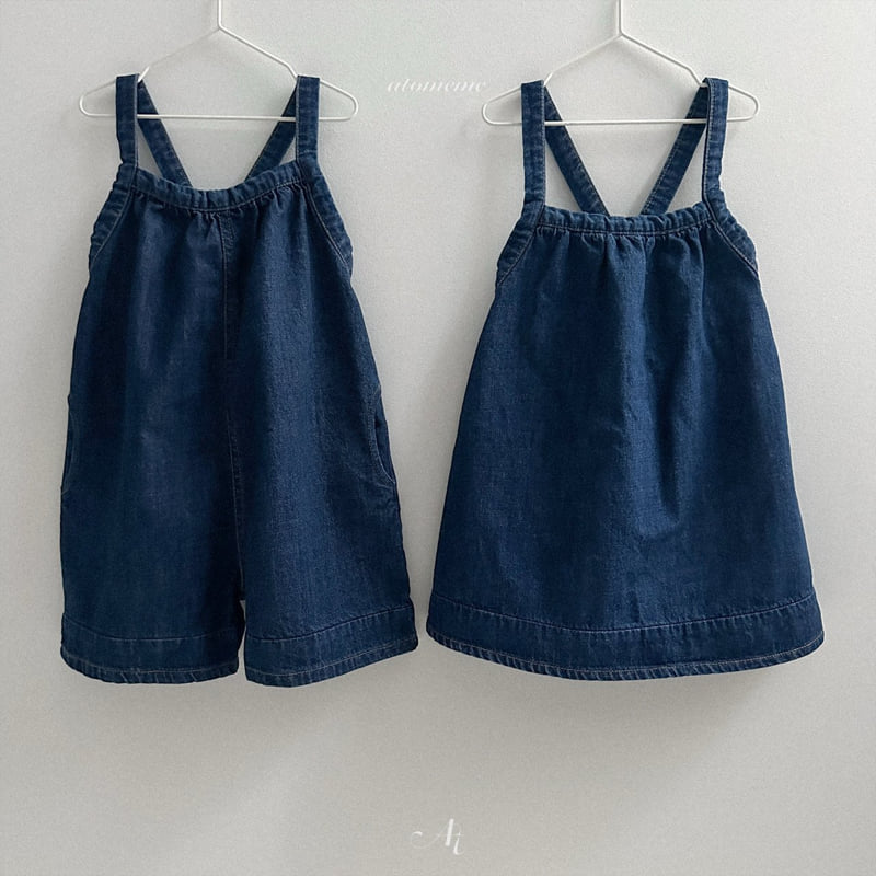 Atomeme - Korean Baby Fashion - #babyboutiqueclothing - Roro Denim One-piece - 8