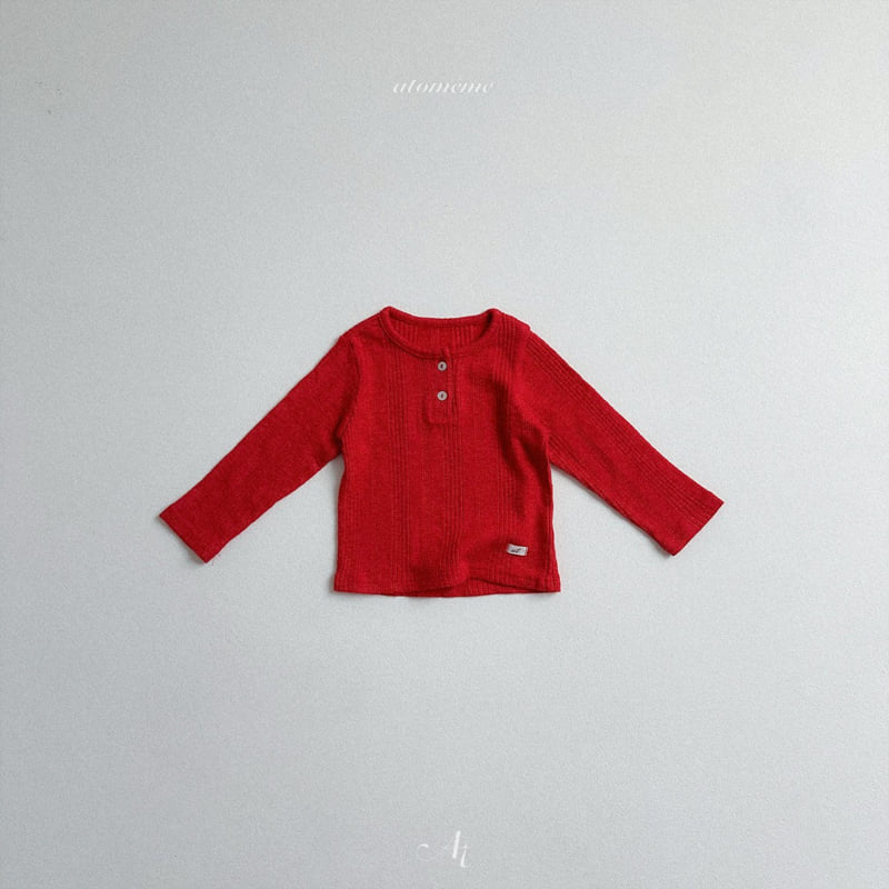 Atomeme - Korean Baby Fashion - #babyboutiqueclothing - Creme Ribbed Tee - 7