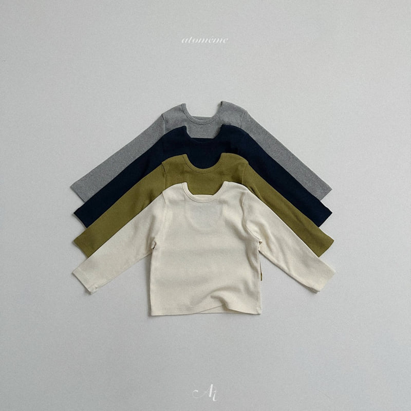 Atomeme - Korean Baby Fashion - #babyboutiqueclothing - Benny Ribbed Tee - 3