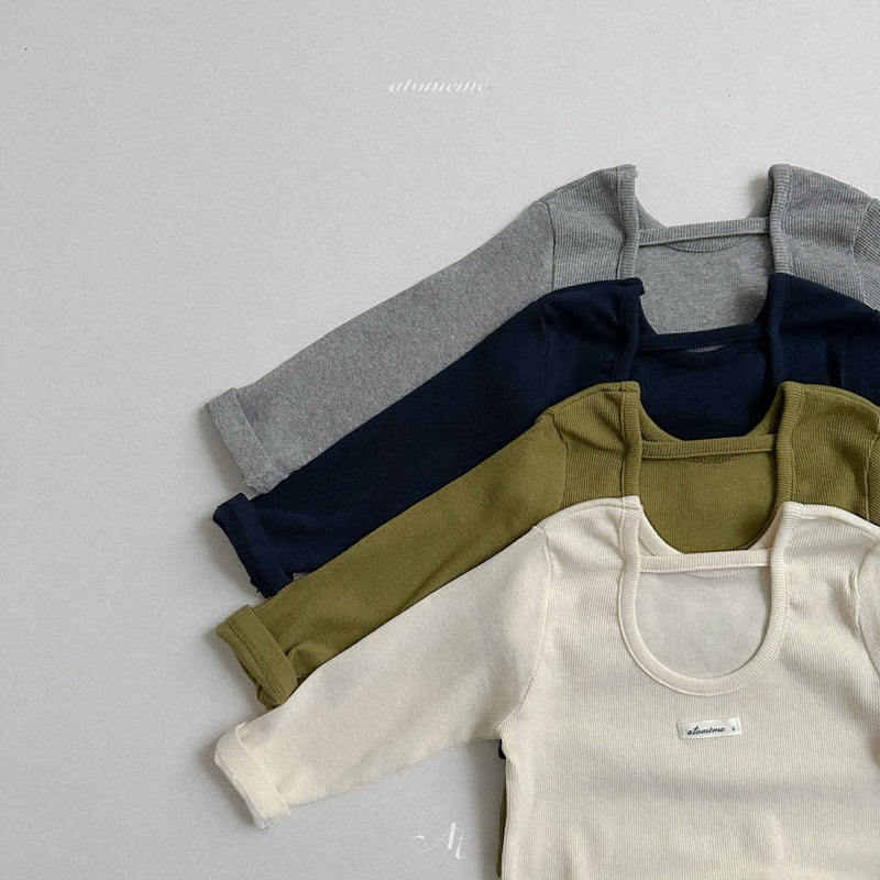 Atomeme - Korean Baby Fashion - #babyboutiqueclothing - Benny Ribbed Tee - 4