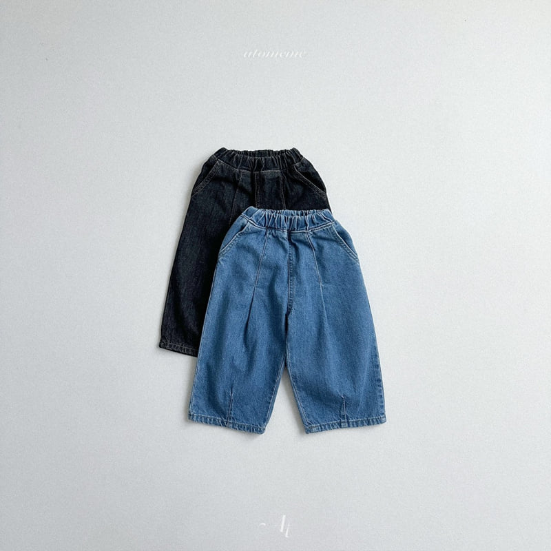 Atomeme - Korean Baby Fashion - #babyfashion - Jump Dart Denim Pants - 3